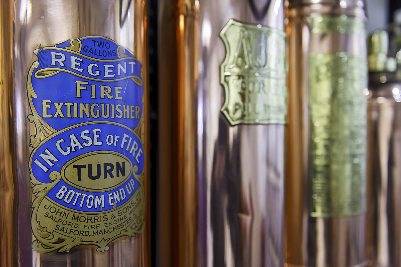 Chrome Fire Extinguishers